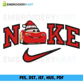 Nike Mcqueen v2 Christmas Embroidery design