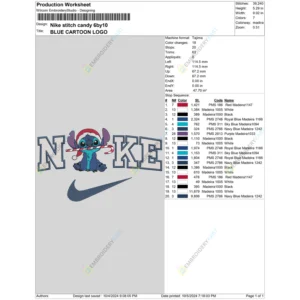 Nike stitch candy 6by10