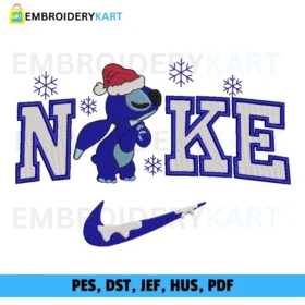 Nike stitch v1 christmas Embroidery design