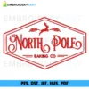 North pole Christmas Embroidery design