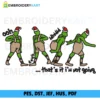 4 grinch Christmas Embroidery design