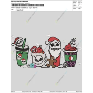 Ghost Christmas cups 6by10 page1