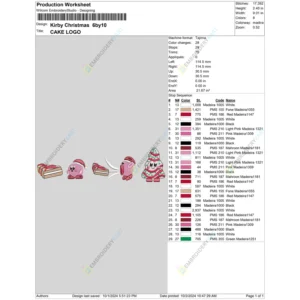 Kirby Christmas 6by10