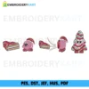 Kirby Christmas Embroidery design