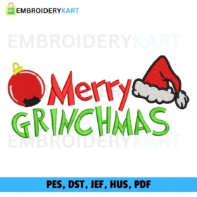 Merry Christams Embroidery design