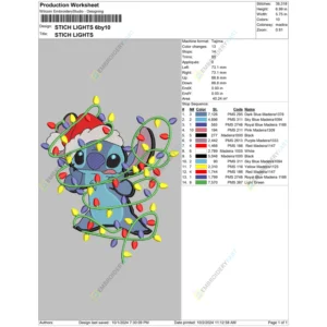 STICH LIGHTS 6by10