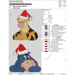 Tiger and eeyore 6by10