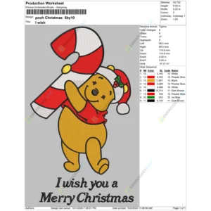 pooh Christmas 6by10