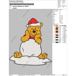 pooh christmas v2 6by10